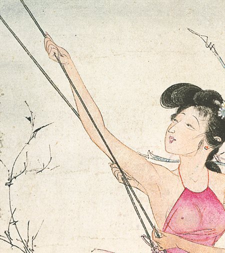 李沧-胡也佛的仕女画和最知名的金瓶梅秘戏图